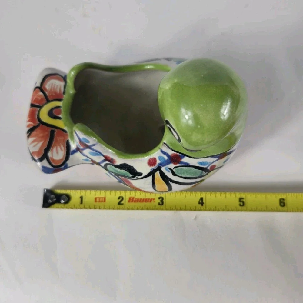 Talavera Dove Planter Hand Painted Mexican Art Succulants